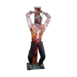 Figura de terror Pirata Palo Halloween Polifibra SG